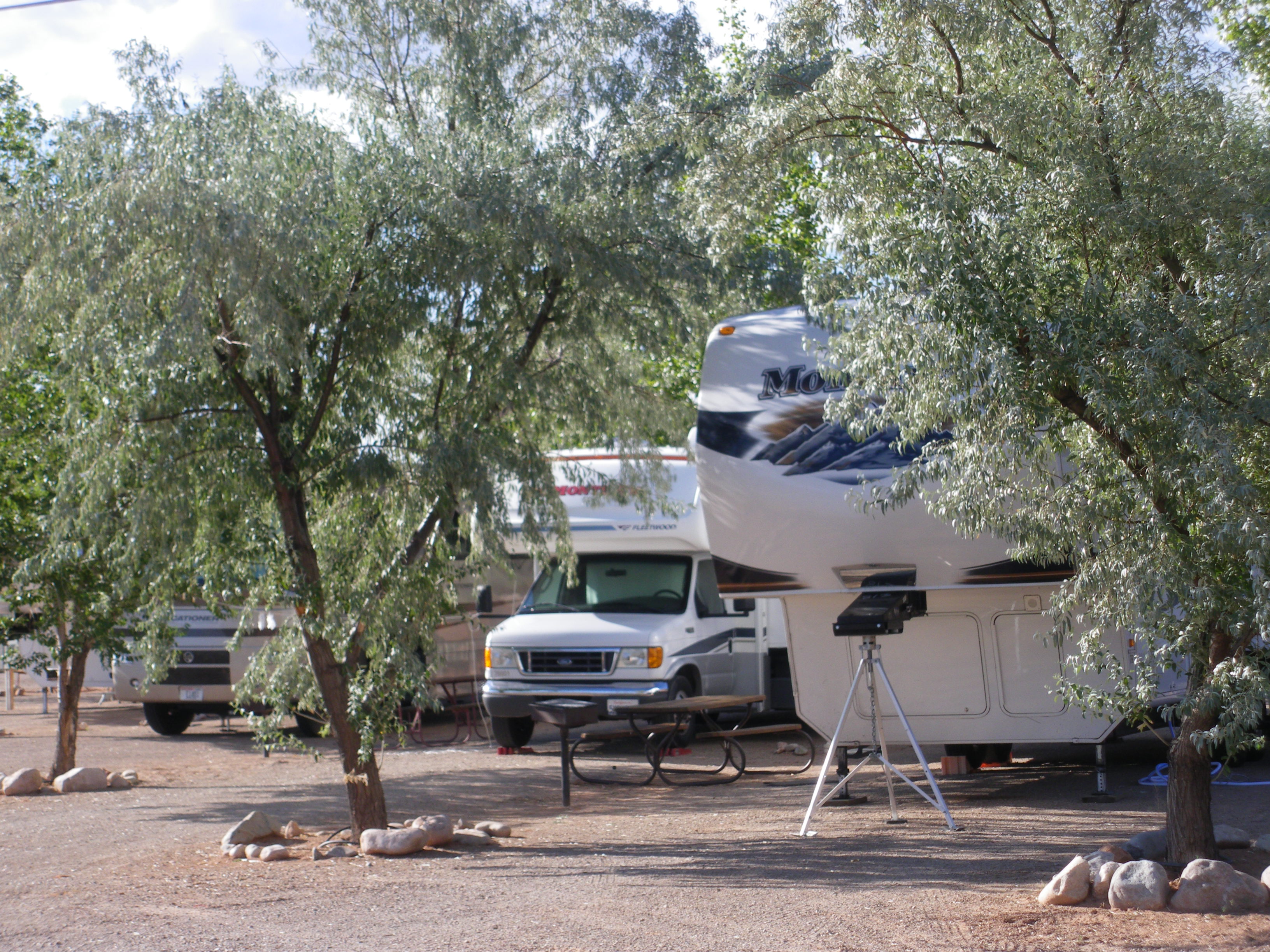 Pull Thru RV Site