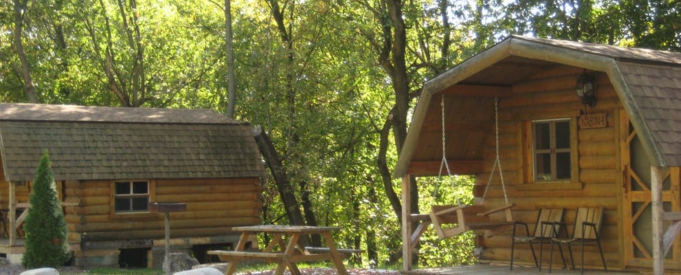 Single Room Cabin with concrete deck