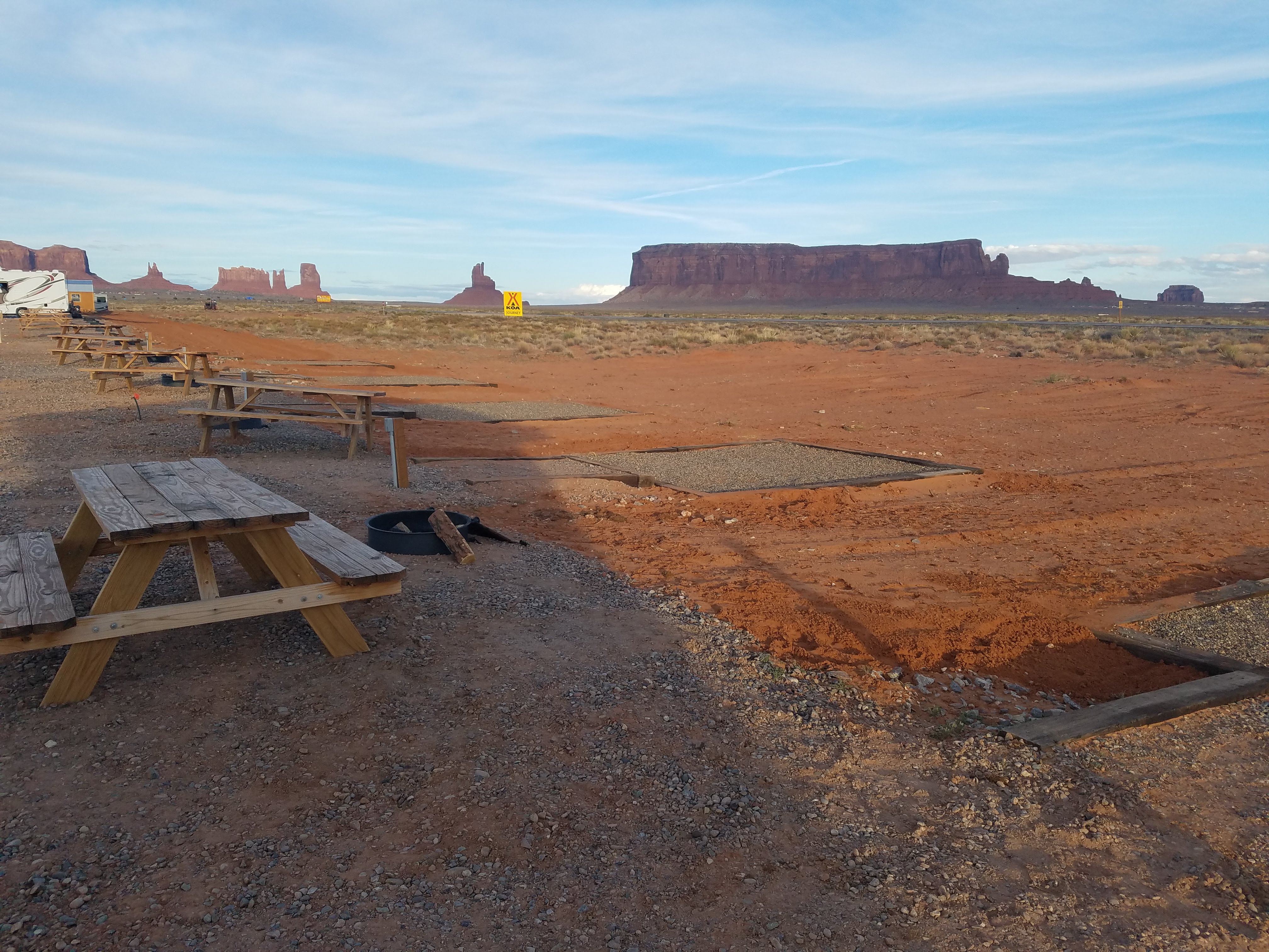 New tent pads are ready!