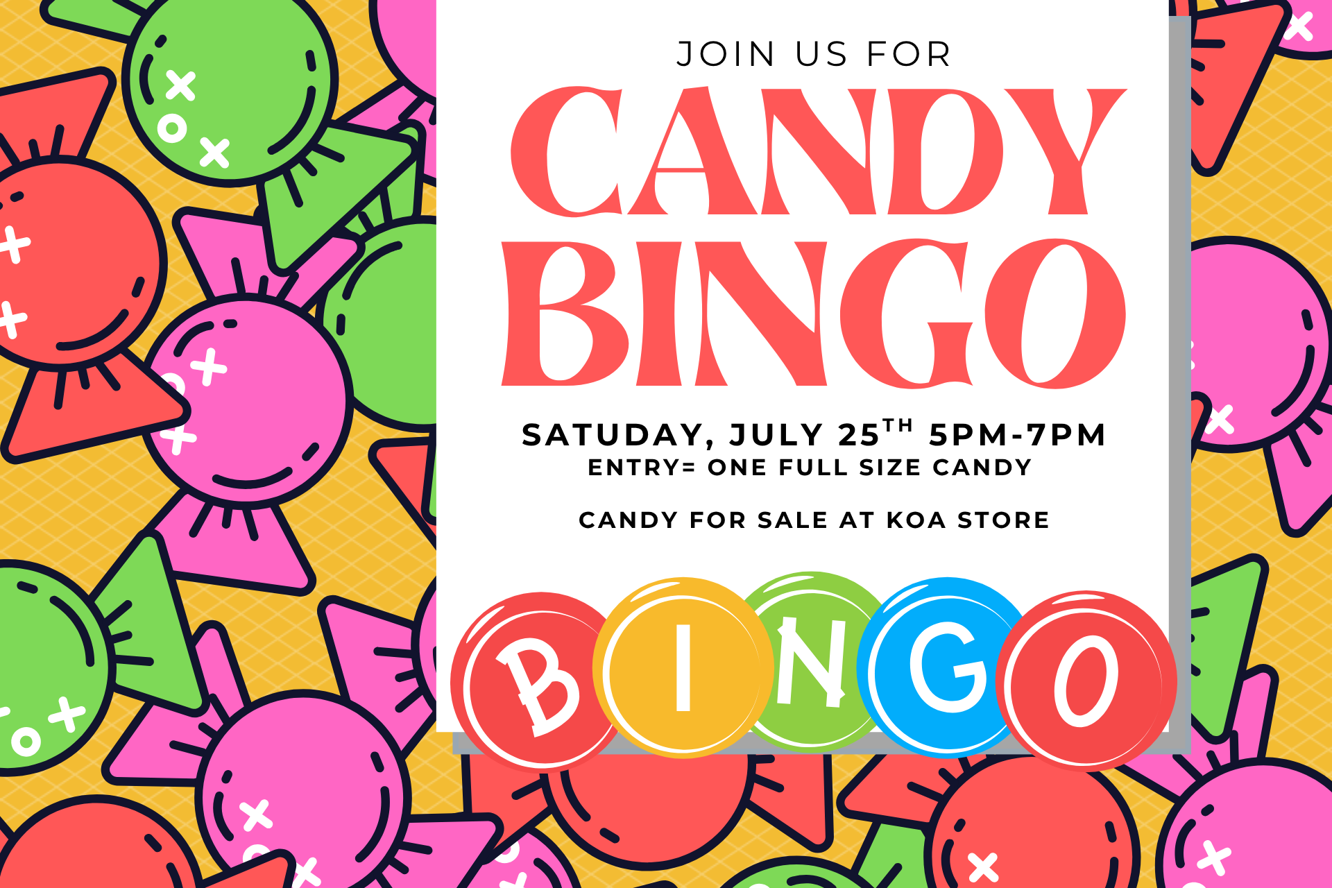 Candy Bingo Photo