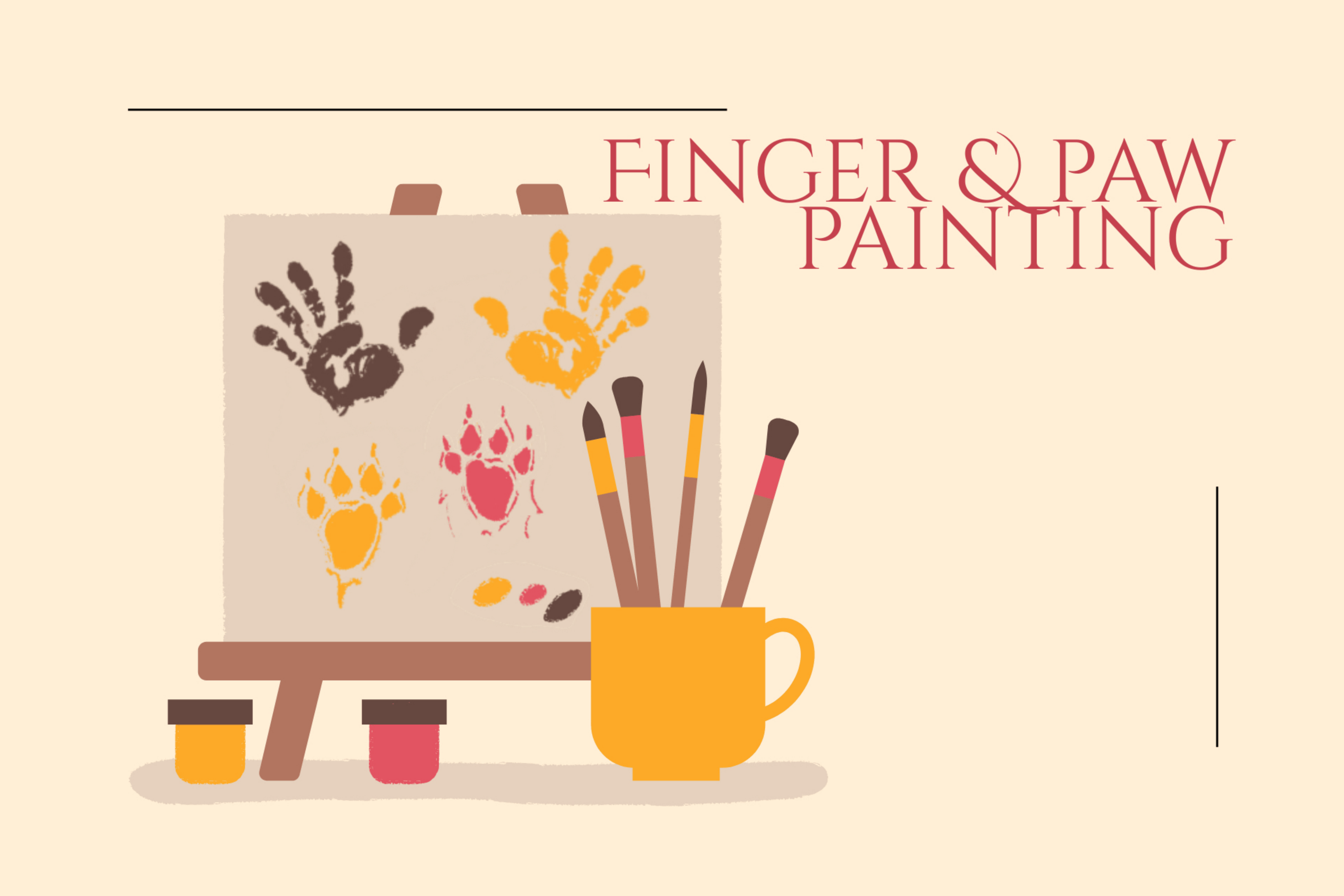 Finger & Paw Painting Photo