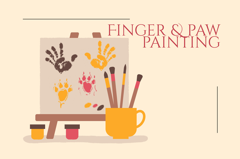 Finger & Paw Painting Photo