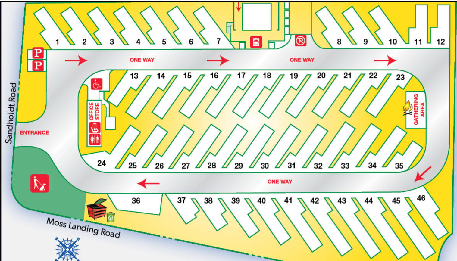Campground Site Map