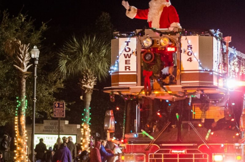 Christmas Light Parade Photo