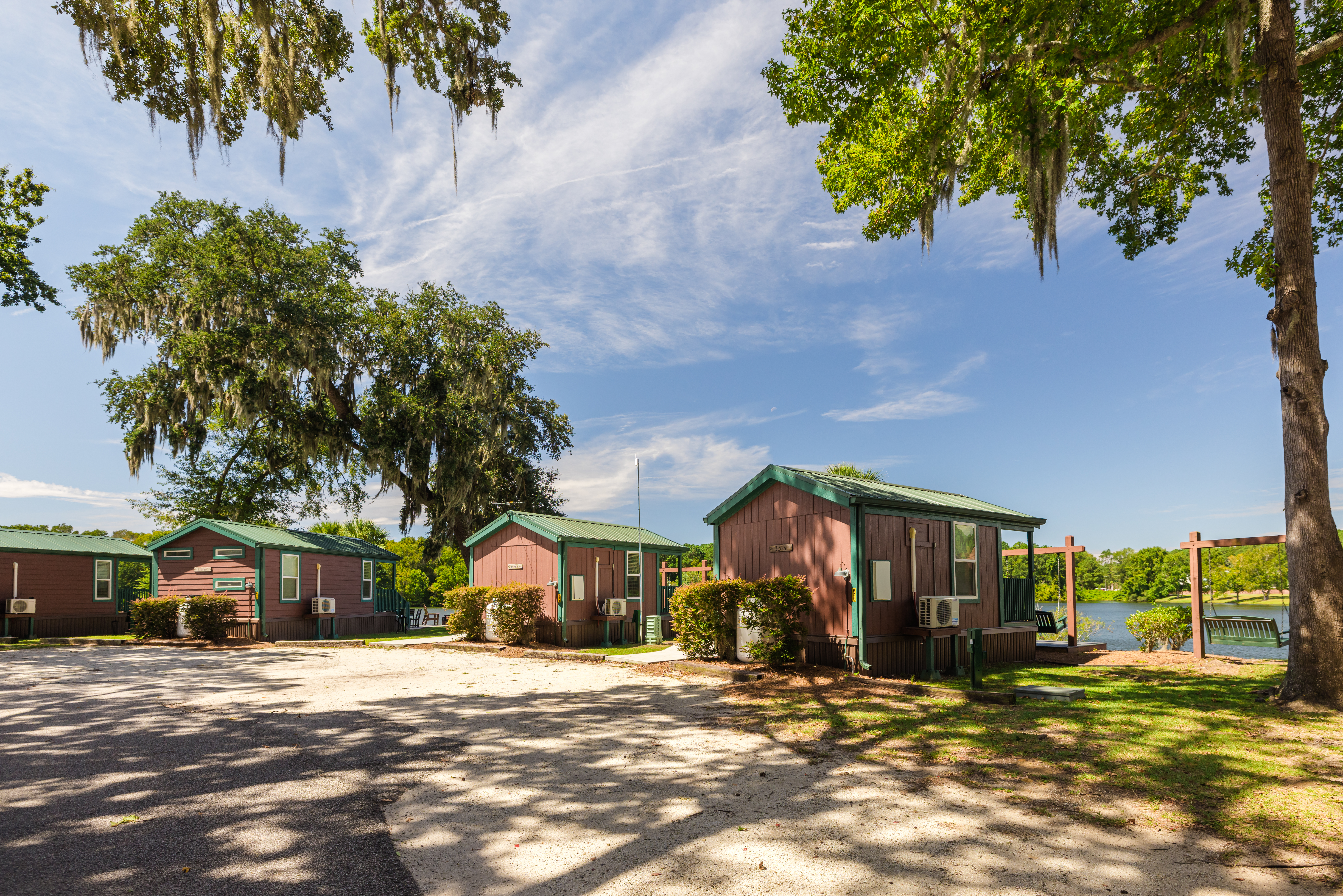 Backside of Deluxe Cabins 22-25