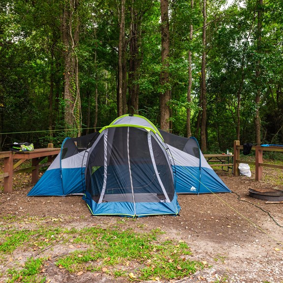 Tent site