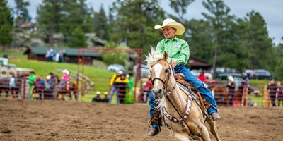 Mount Rushmore Rodeo at Palmer Gulch
