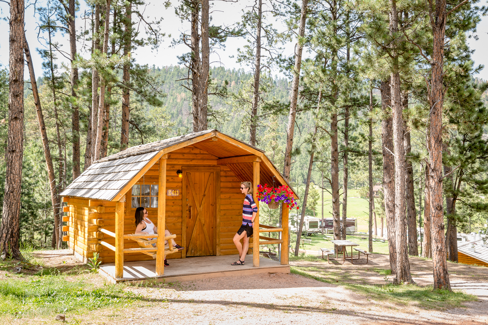 1 room camping cabin