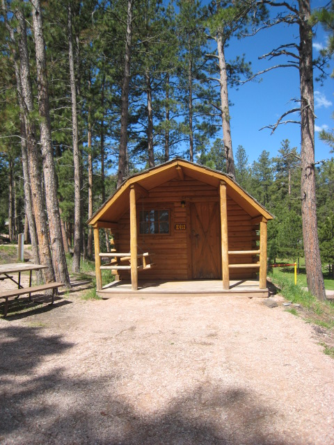 1 room camping cabin