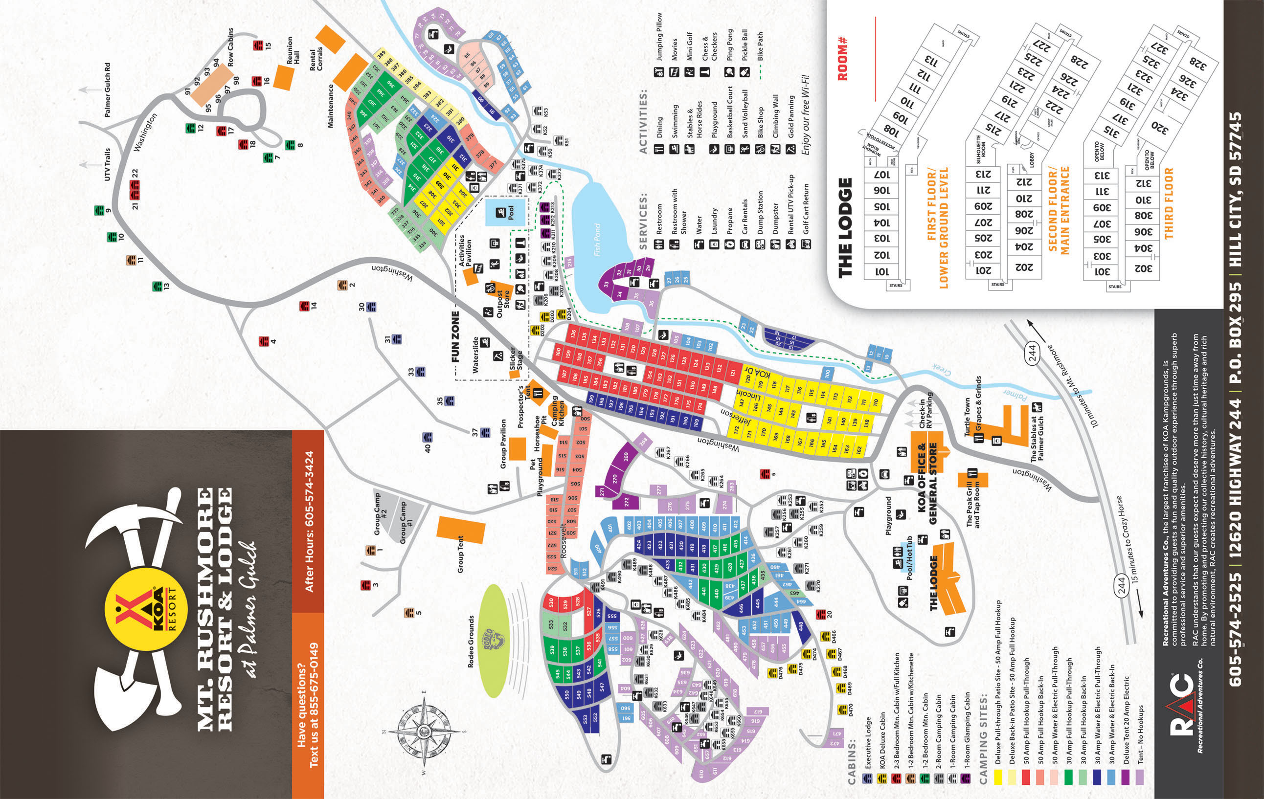 Campground Site Map