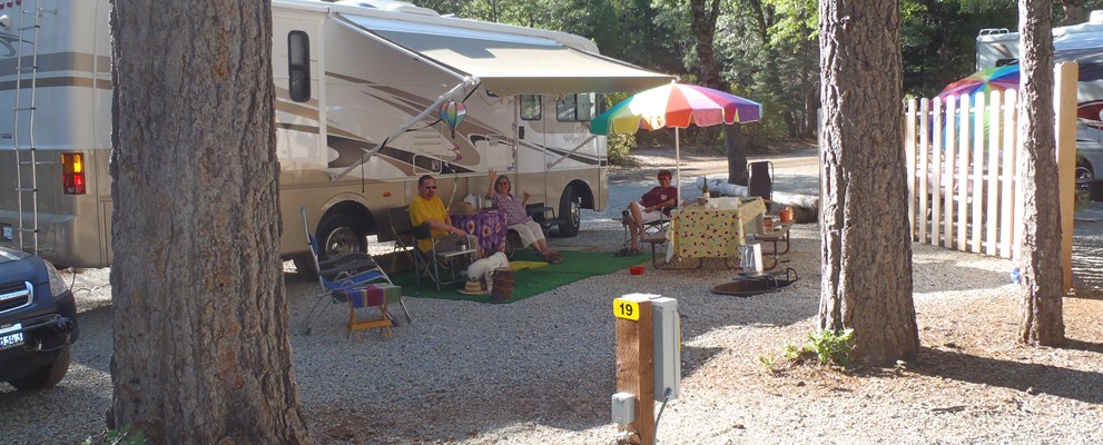 RV Site 18, Water and Electric, Pull Through