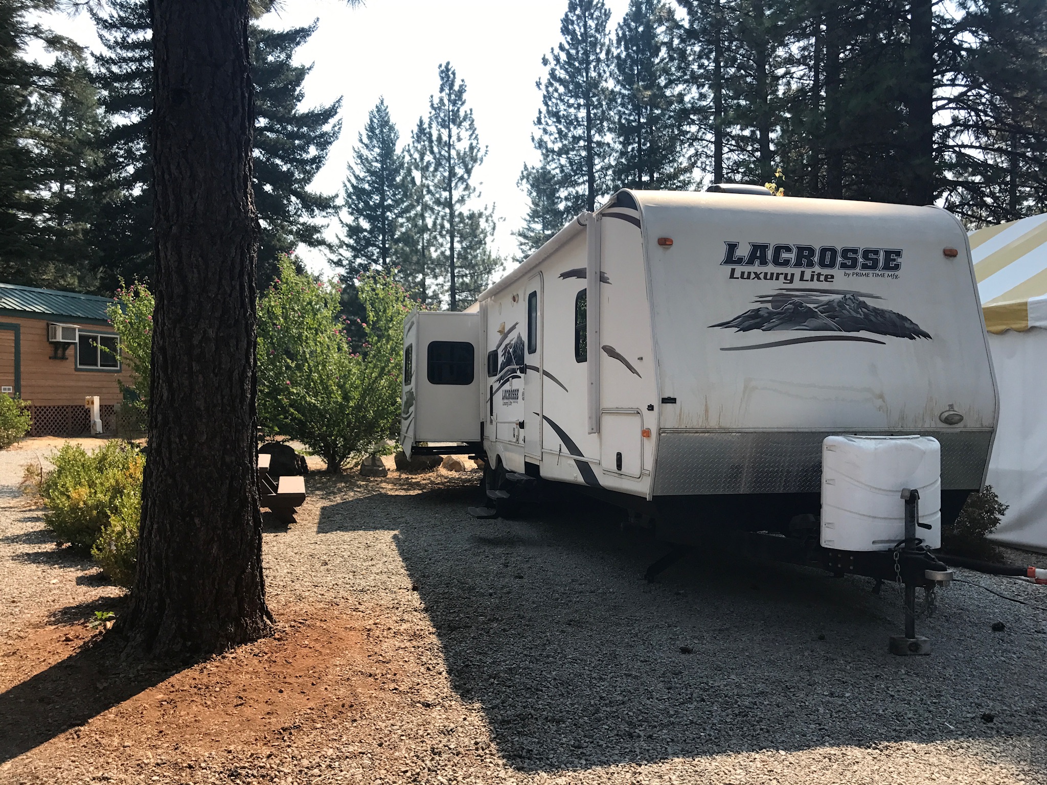 Site 34, Full Hookup Back in.