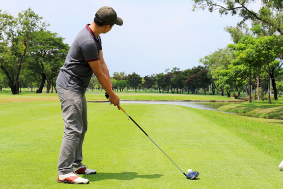 Golfing