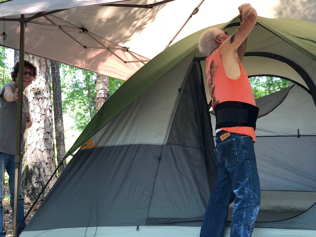 Humans - Lets Tent Camp!