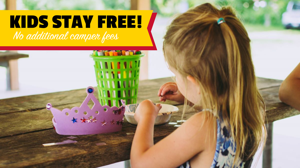 Kids Stay Free at Mystic KOA Holiday