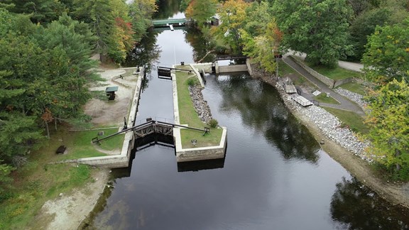 Songo Locks Opened 1830
