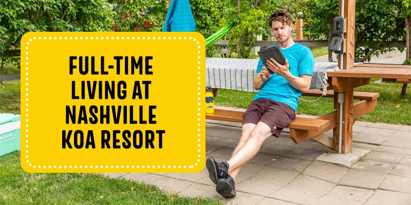 Long Term Camping at Nashville KOA Resort