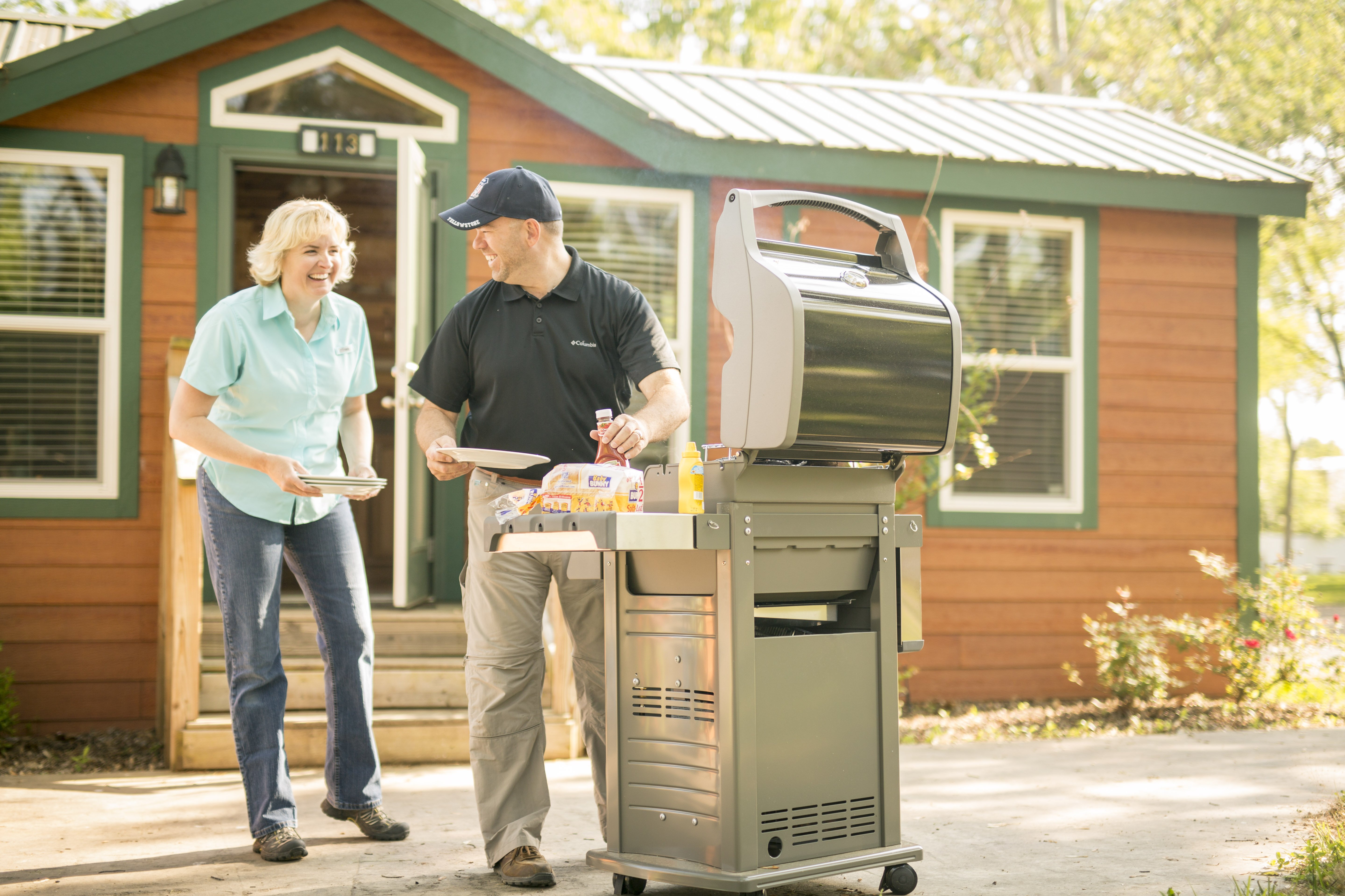 With a gas grill, fire ring and patio furniture, you have a great outdoor living space to make your stay even more enjoyable.