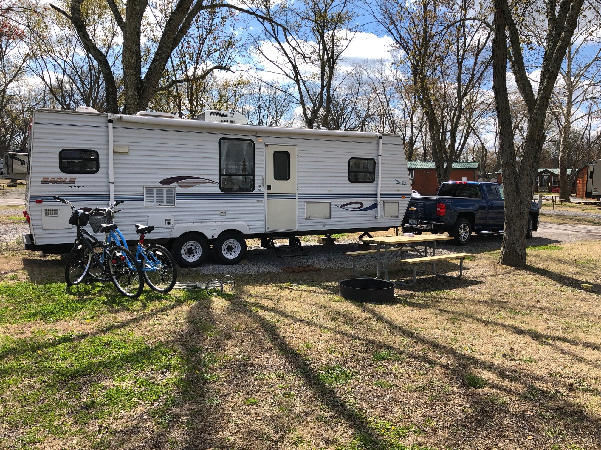 Plenty of space to spread out. So bring the bikes, hammock, or whatever else you want to have a fun filled weekend!
