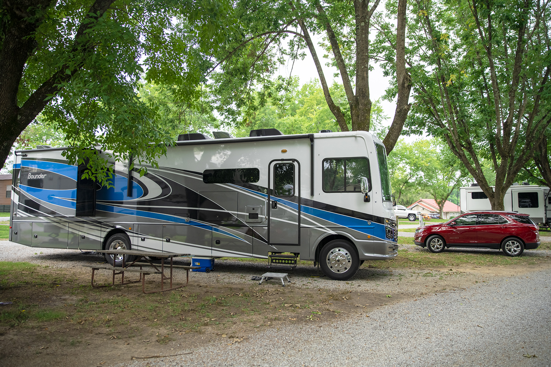 RV V27 (309), Pull-Thru 50 AMPS FHU (Extra Parking)