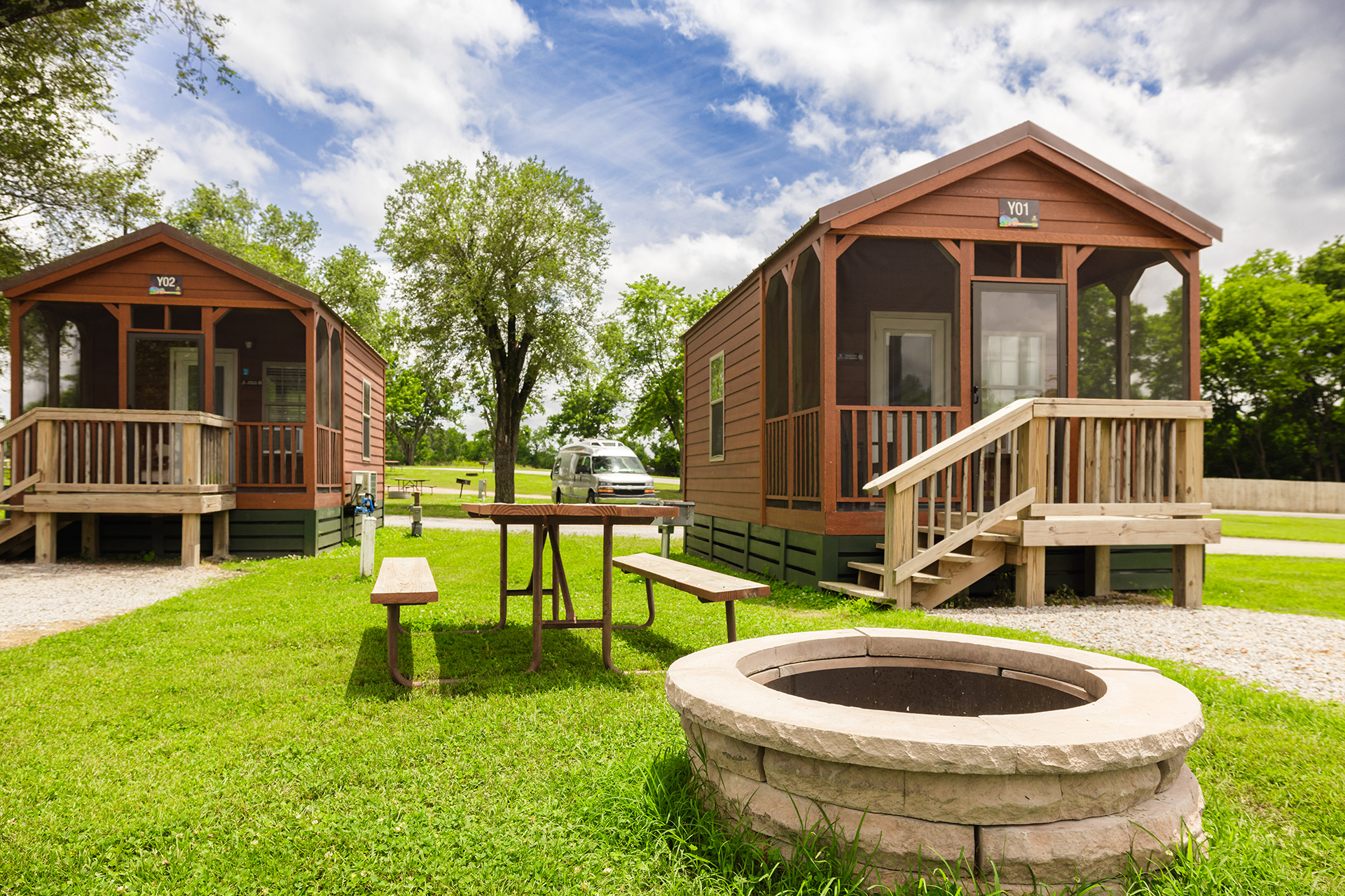Y01 - Camping Cabin, 1 Room (No Bathroom) - Sleeps 4