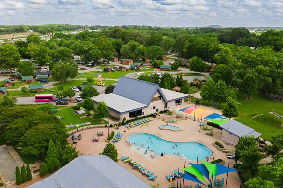 Pool - Aerial View | North Section