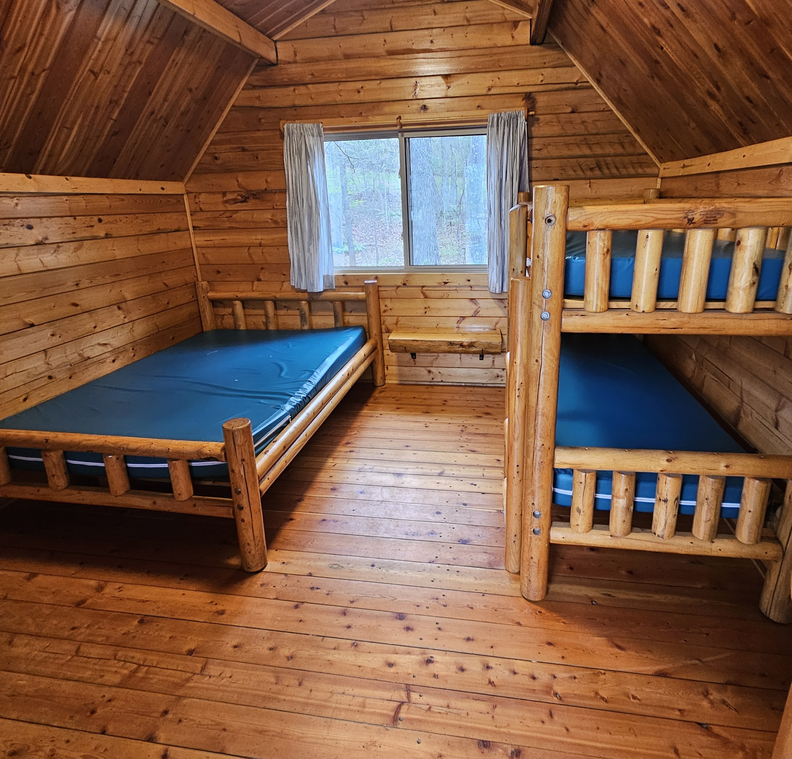 One Room Camping Cabin Interior