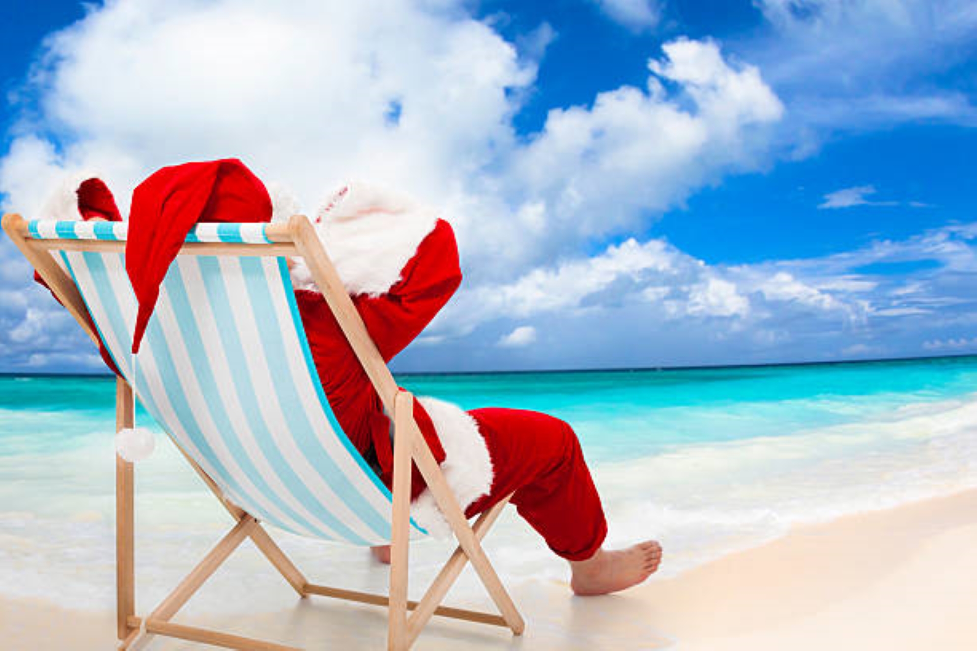 Santa's Summer Vacation Photo