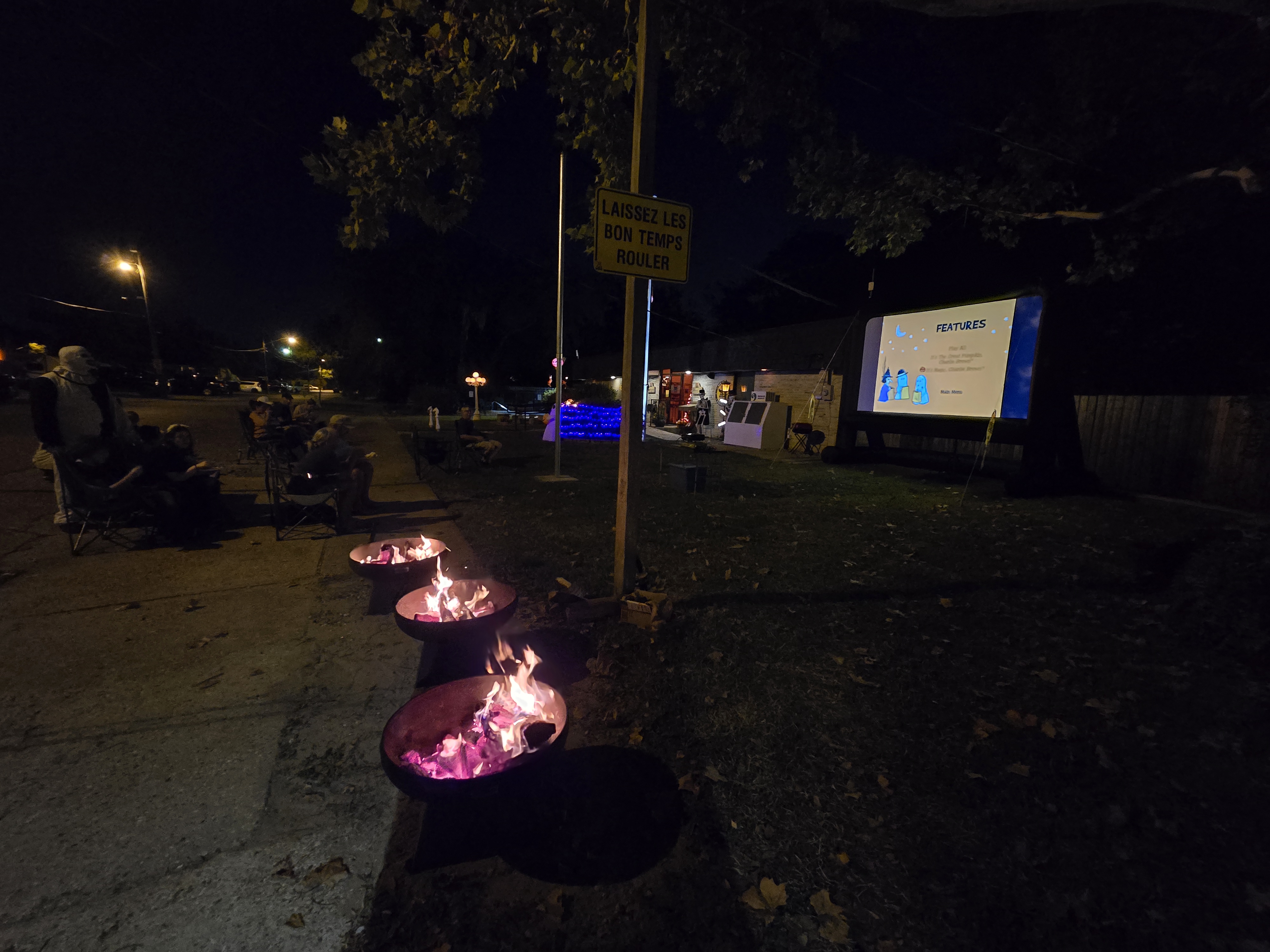Annual Halloween Potluck & Movies on the Lawn Photo
