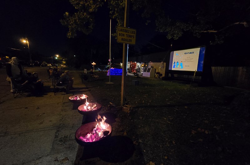 Annual Halloween Potluck & Movies on the Lawn Photo