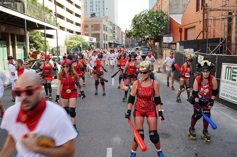 20th Annual Running of the Bulls Photo