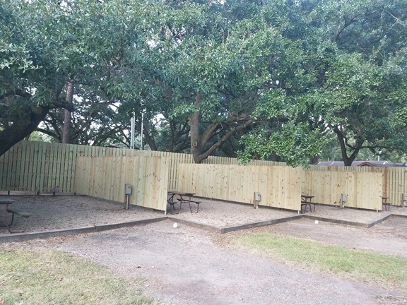 Our warm, inviting, tent sites!