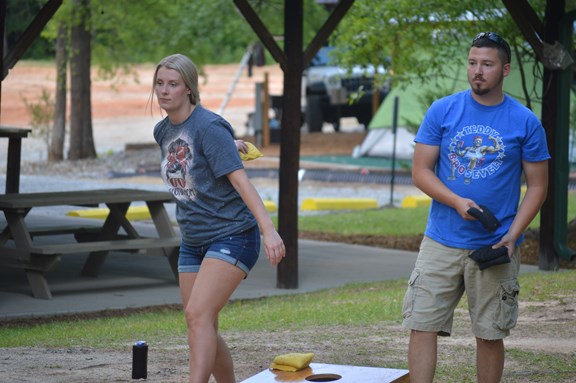 Corn Hole & Horseshoes