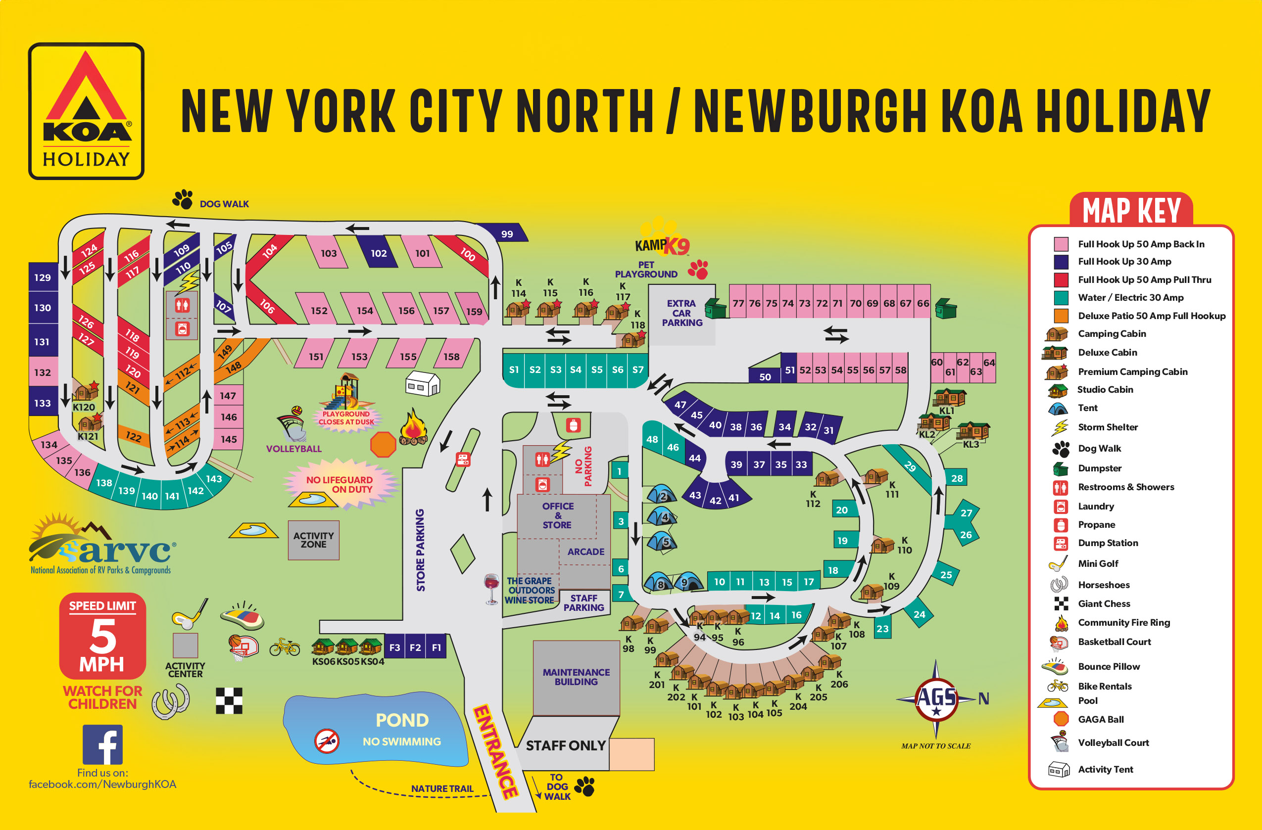 Campground Site Map