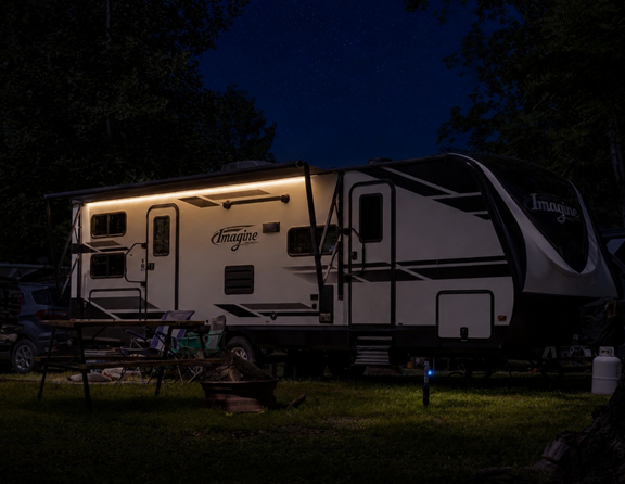 Enjoy a hassle-free stay at our spacious pull-thru RV sites, featuring 50/30-amp service and full hookups for maximum comfort and convenience.