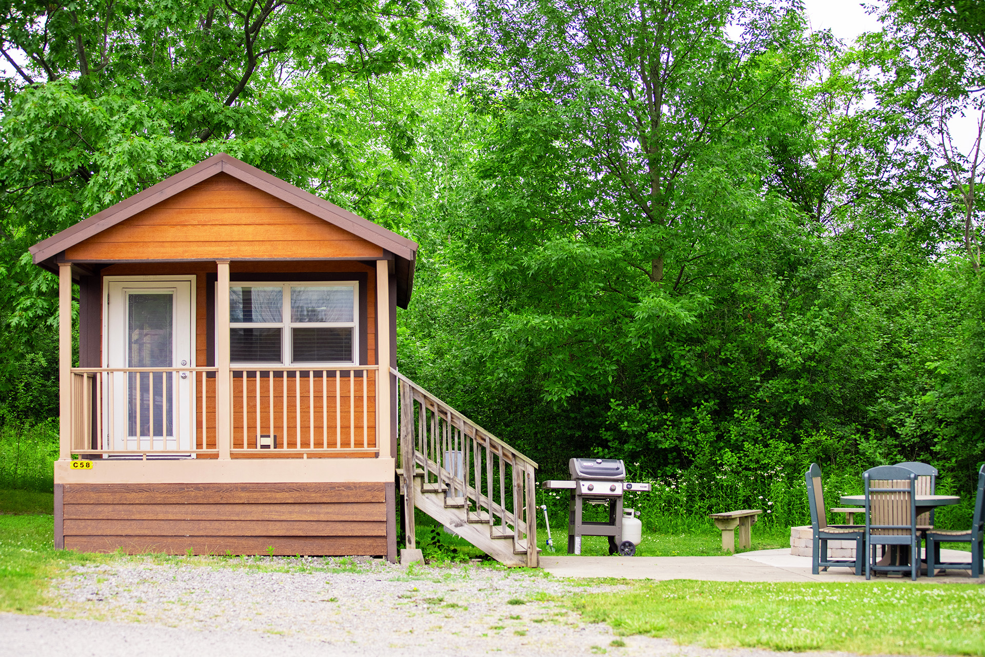 C58 - Deluxe Cabin, Studio (Full Bath with Tub & Shower) - Sleeps 4