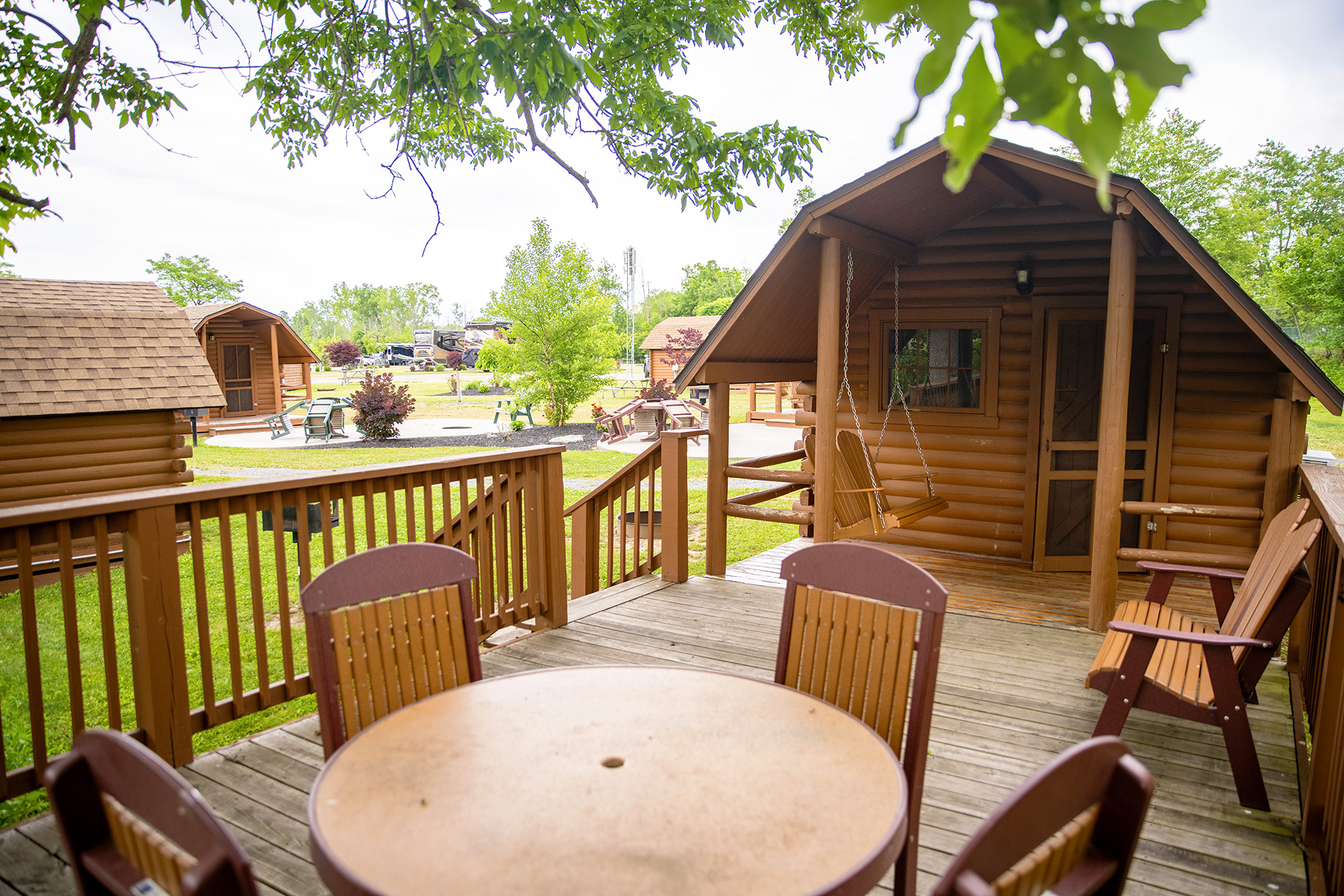 B13 - Camping Cabin, 1 Room (No Bathroom) Climate Controlled - Sleeps 4