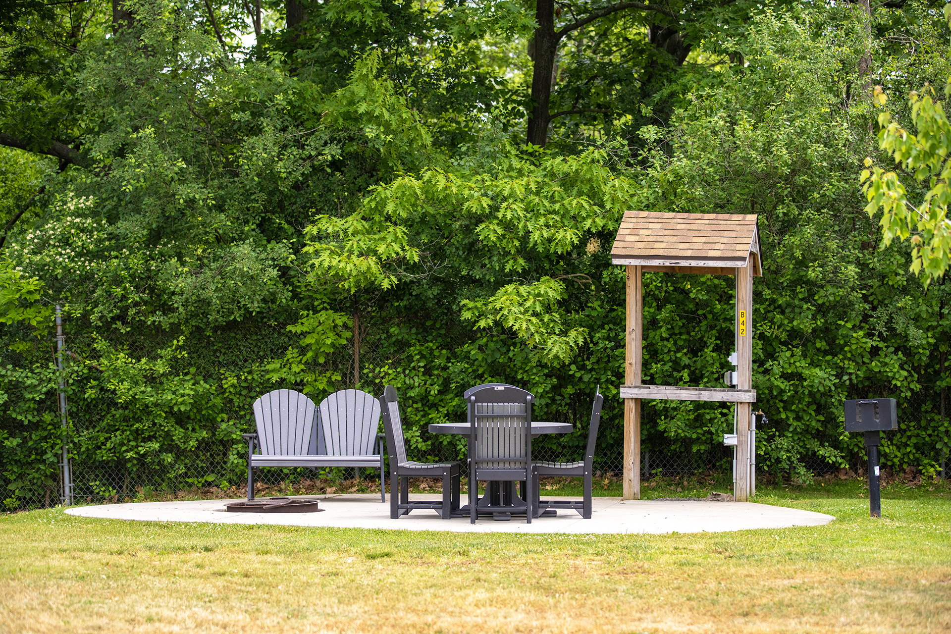 B42 - Tent Site, Water + Electric with KOA Patio®