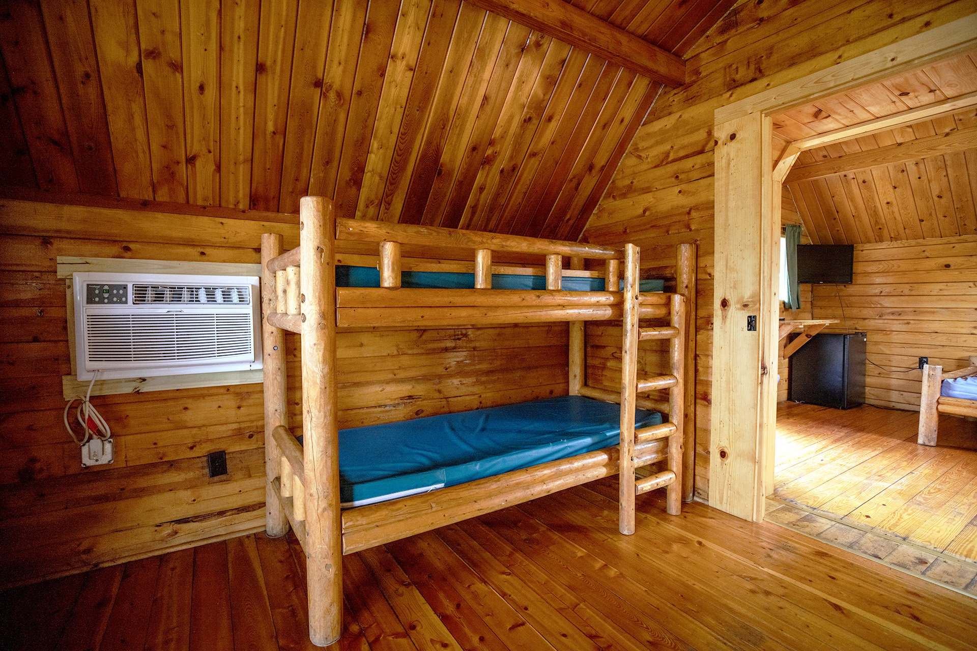 C35 - Camping Cabin, 2 Room (No Bathroom) Climate Controlled, Pond - Sleeps 6