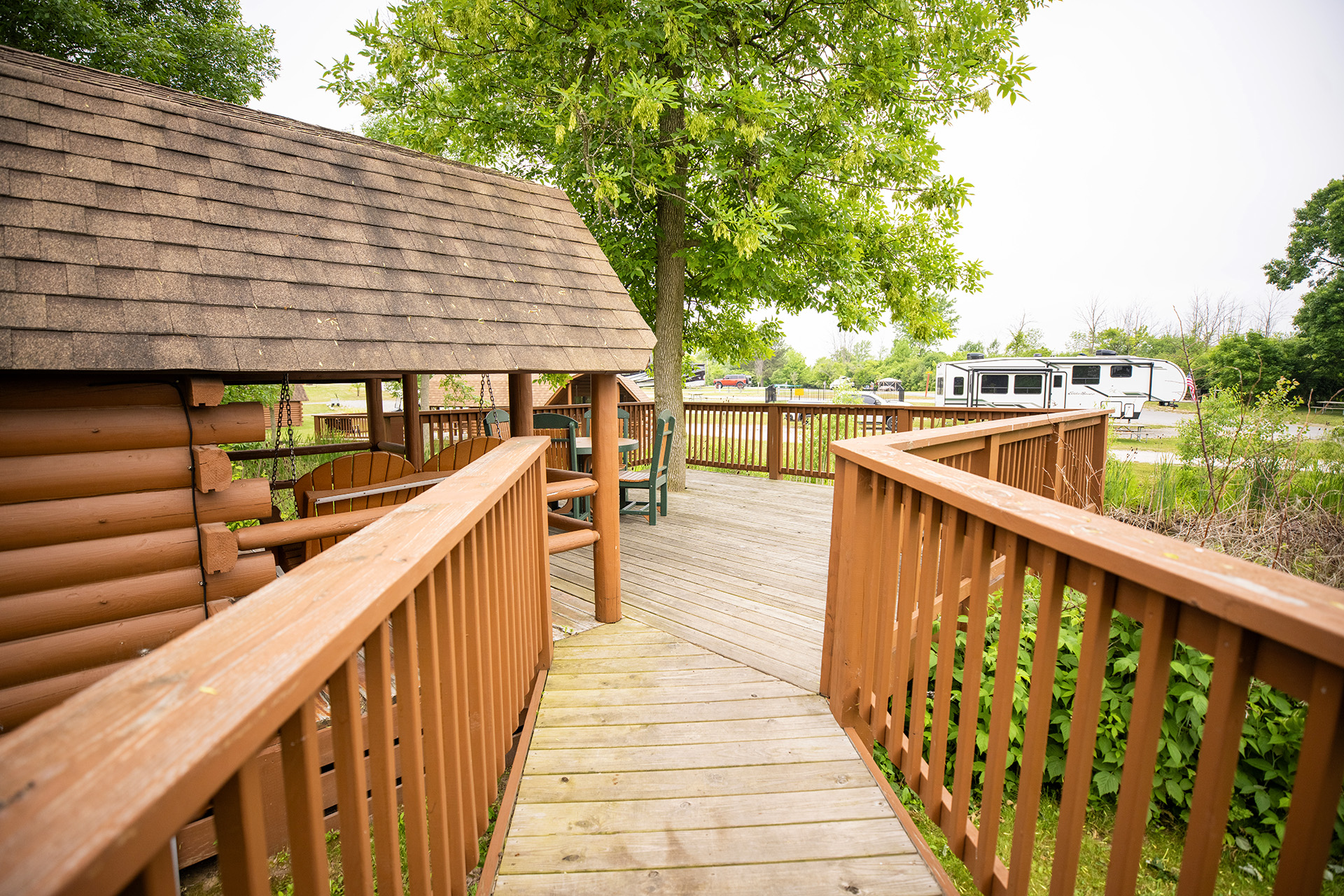 B01 - Camping Cabin, 1 Room (No Bathroom) Climate Controlled - Sleeps 4