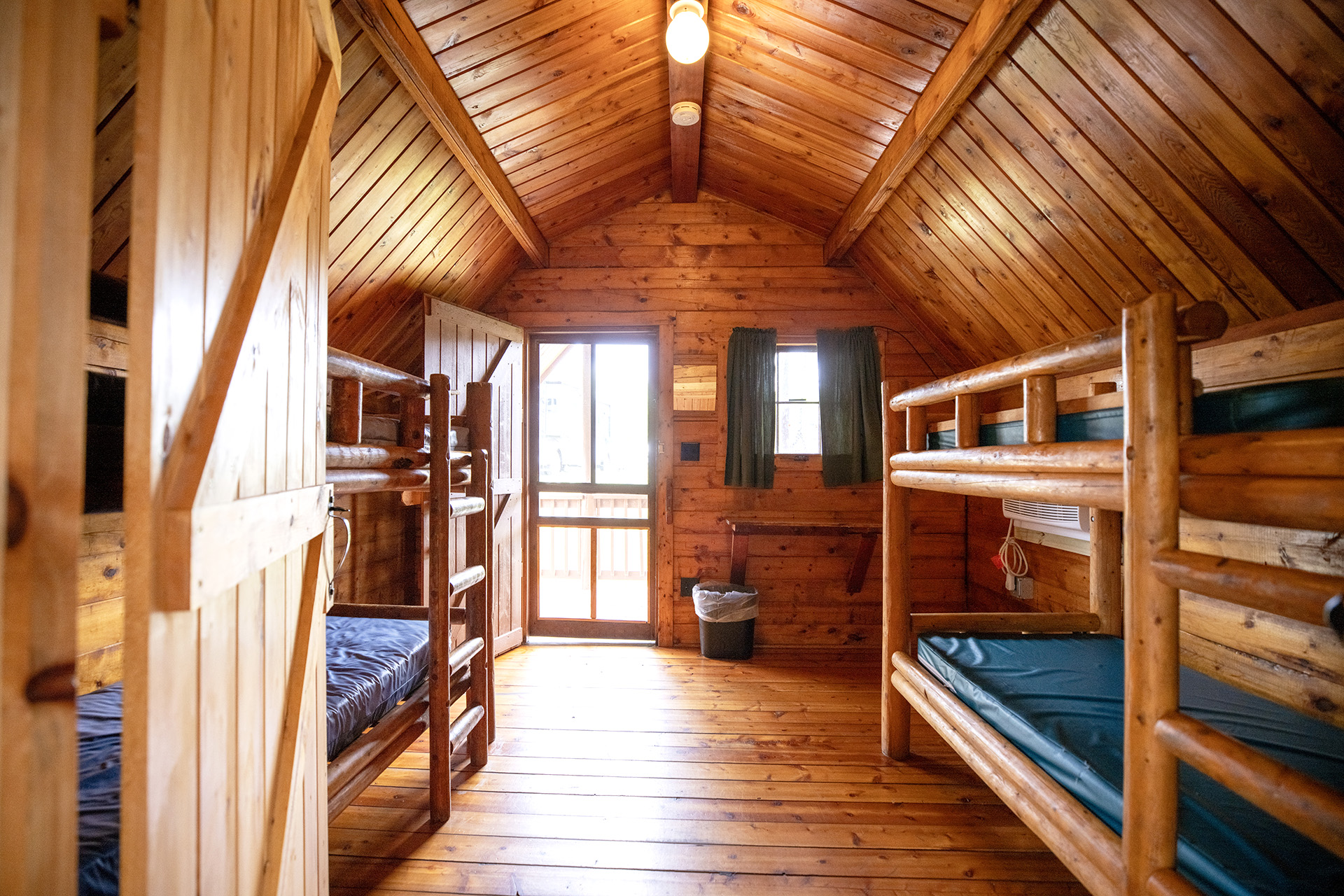 C35 - Camping Cabin, 2 Room (No Bathroom) Climate Controlled, Pond - Sleeps 6