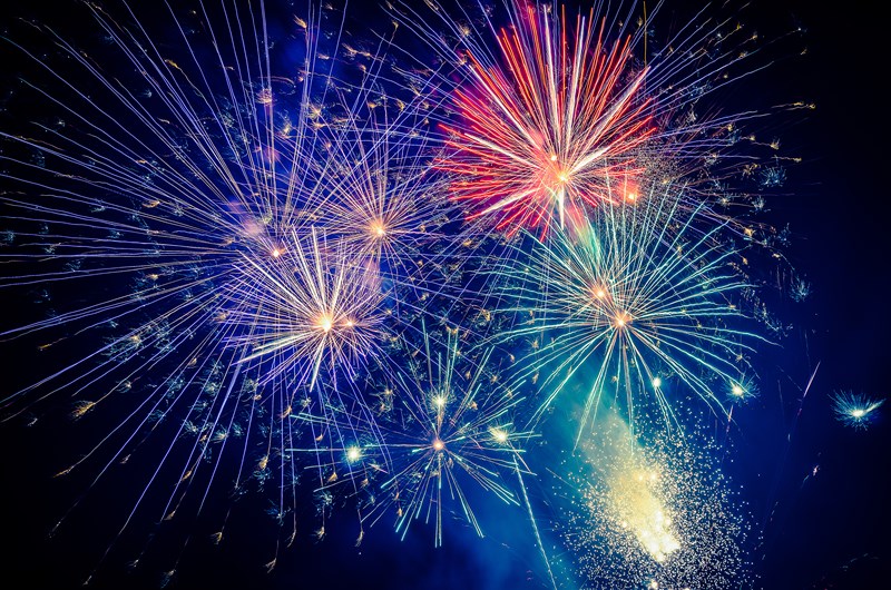 Niagara Falls Fireworks Photo