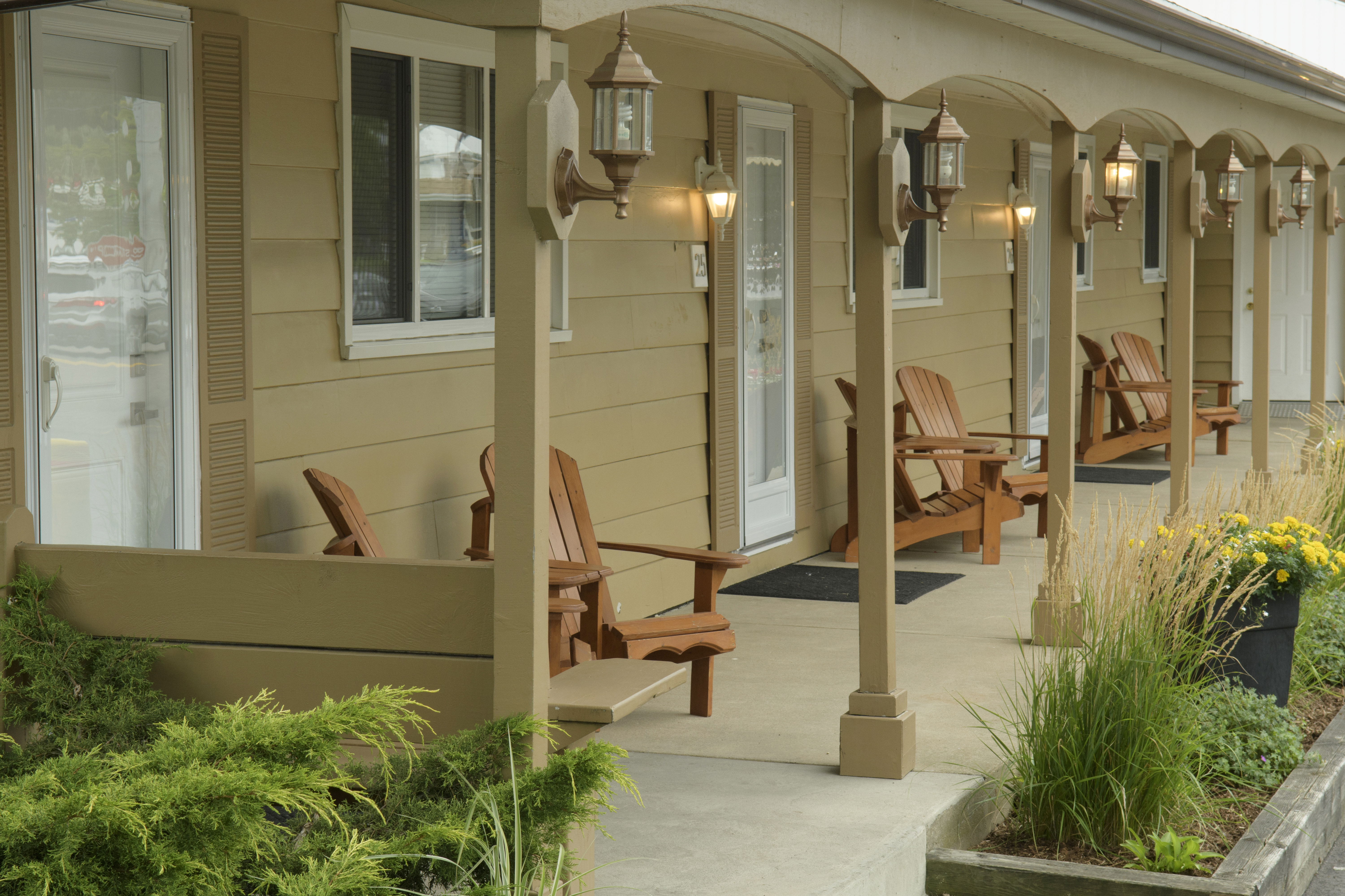 Motel Front Porch