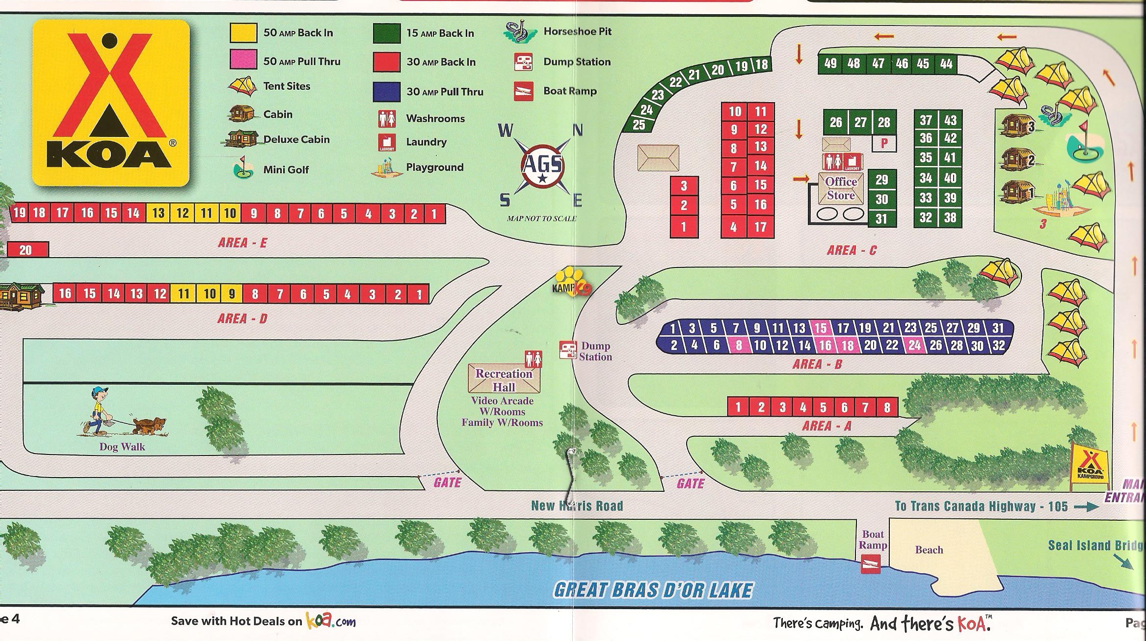 Campground Site Map