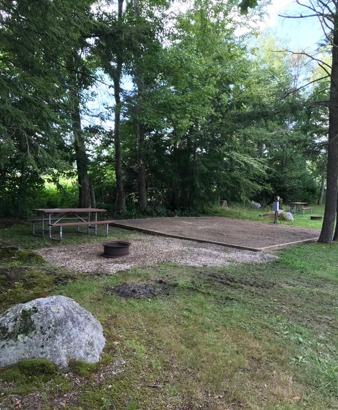Tent Pad Tent Site