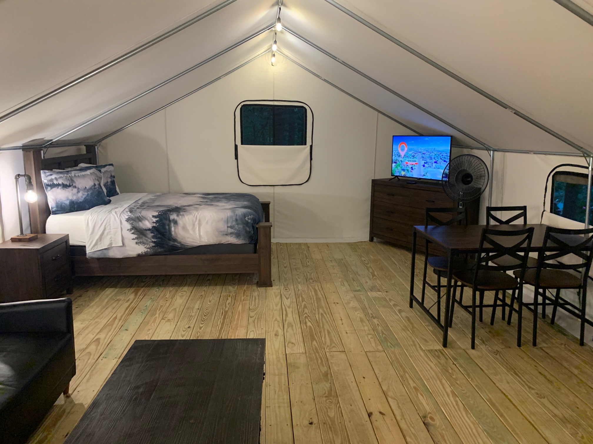 Glamping Tent Interior