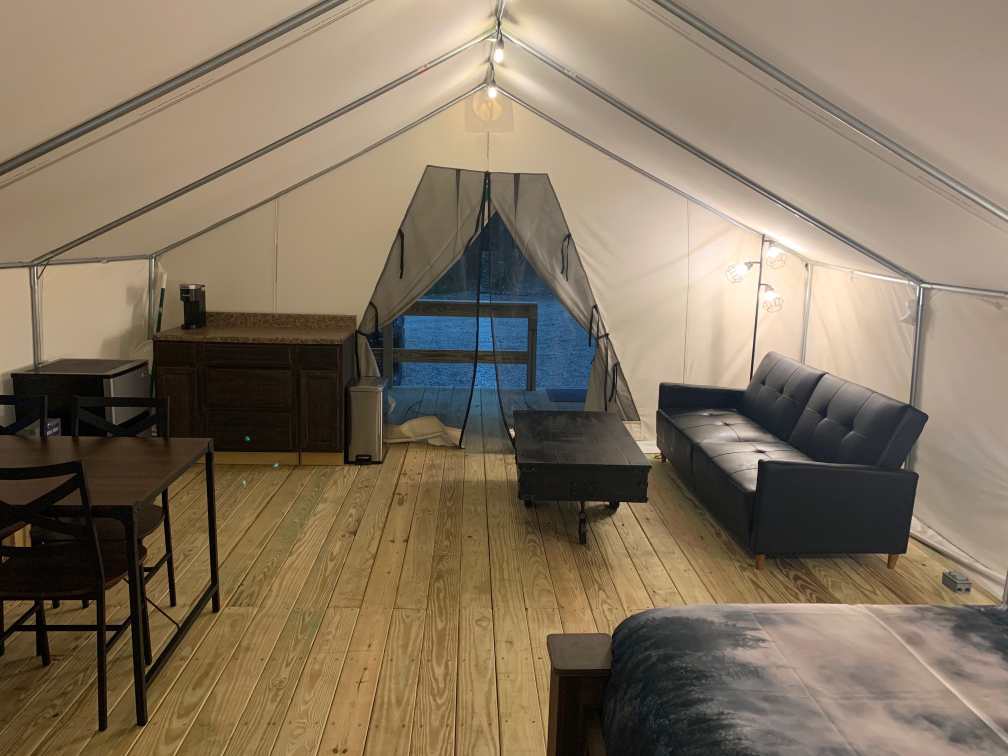 Glamping Tent Interior 2
