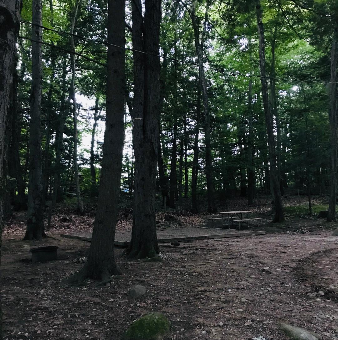 Tent Pad Tent site