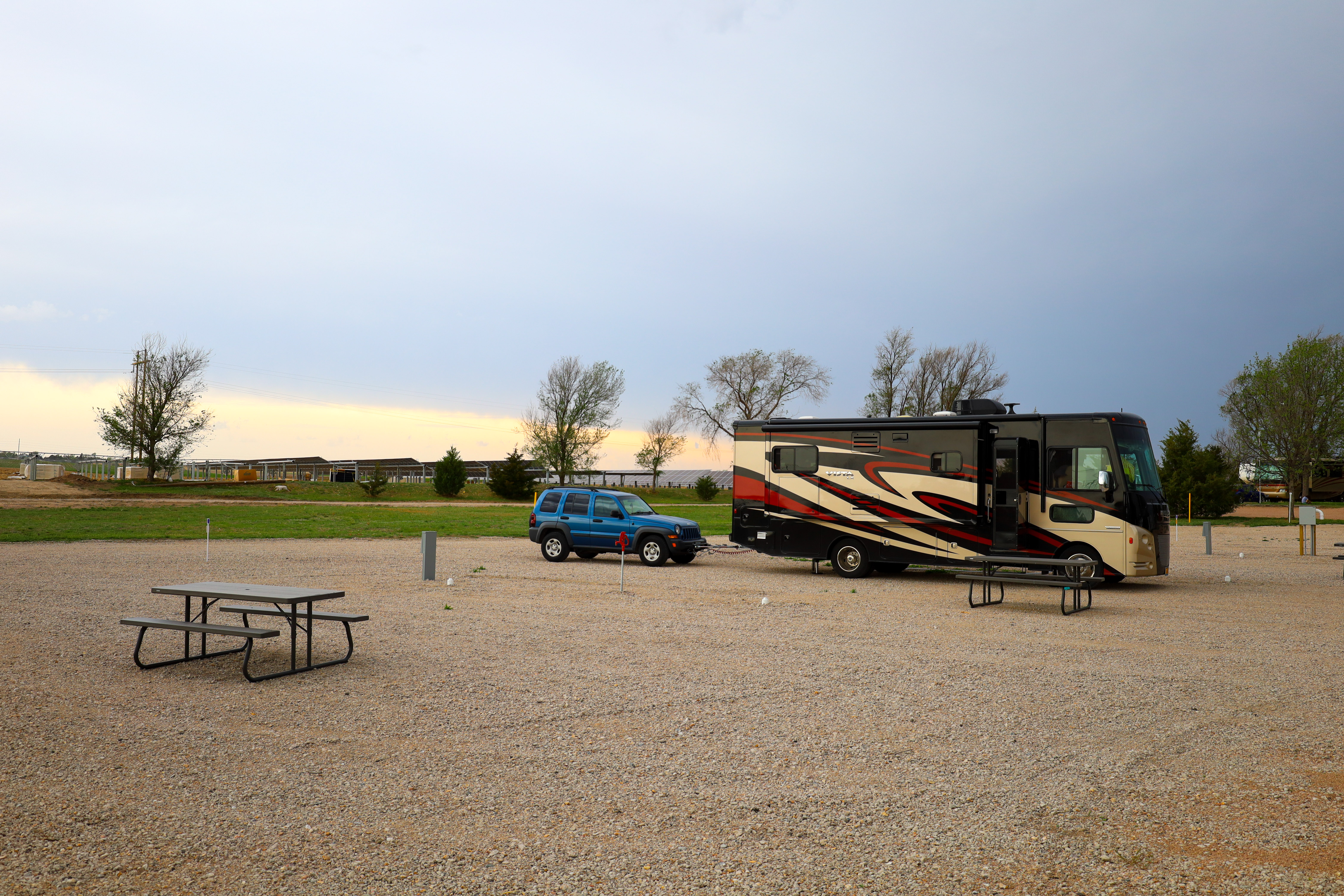 Our Brand New sites, Full gravel they are long and wide sites.