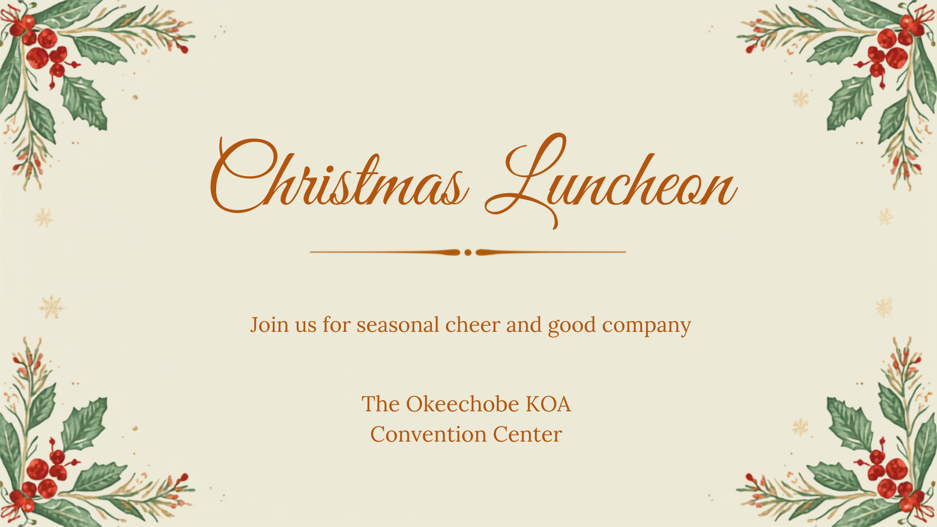 Christmas Luncheon Photo